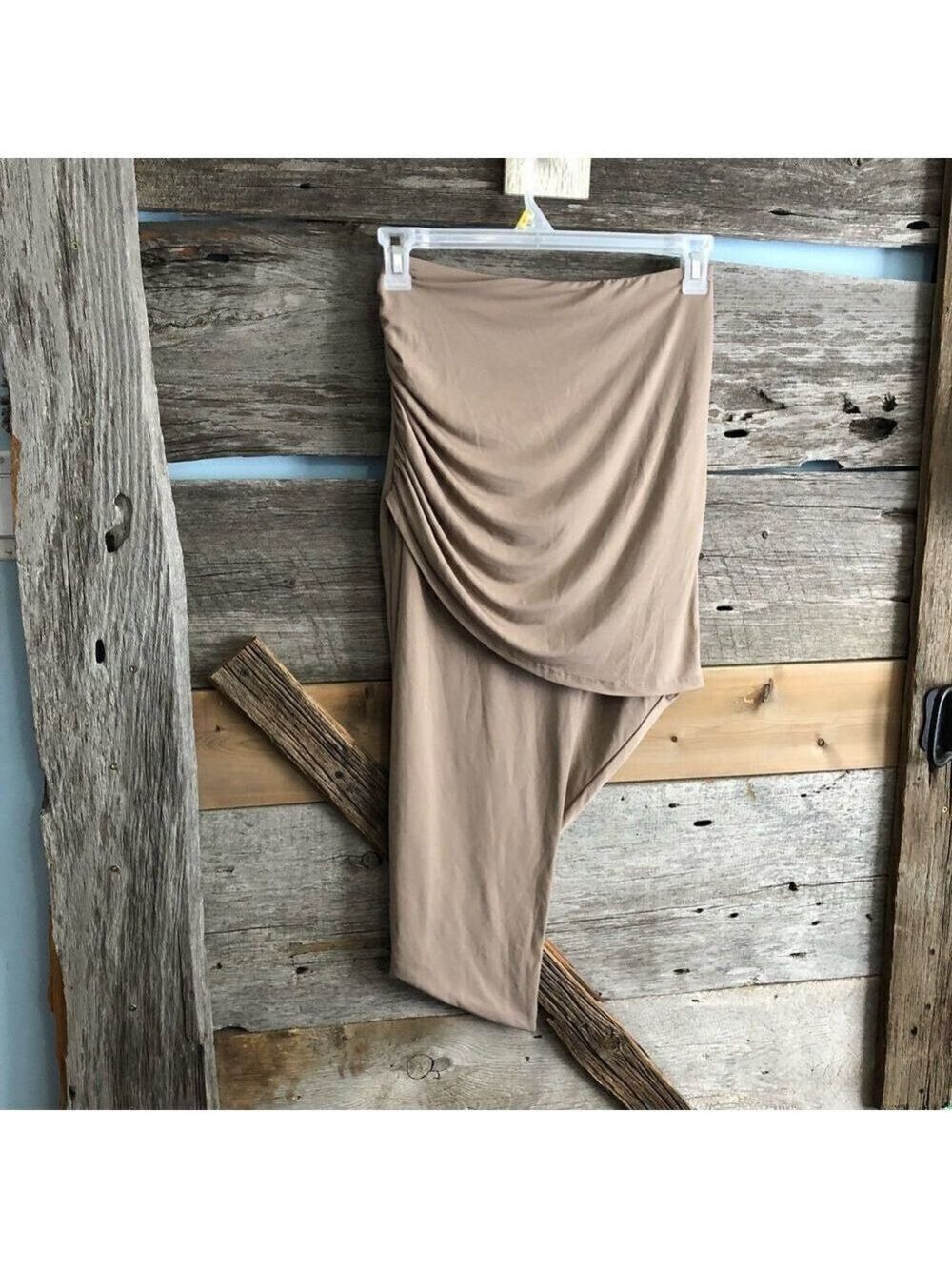 Streetwear Society Size Med Taupe Asymmetrical Skirt